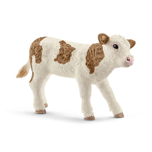 Schleich Gevlekt vee kalf  - Farm World