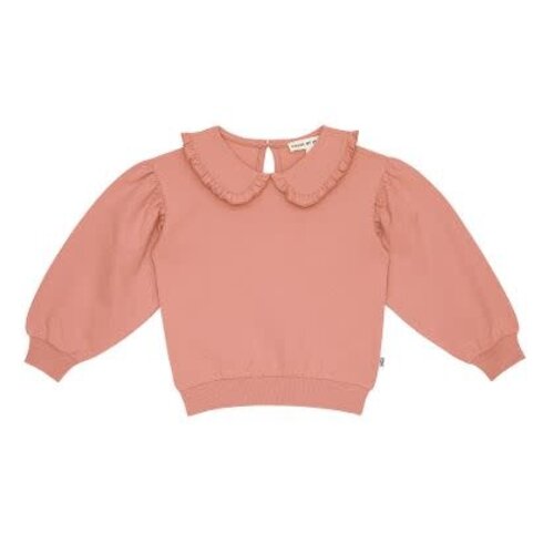 House of Jamie Balloon Collar Sweater - Peach Blush