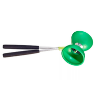 Acrobat - Rubber Diabolo Dark Green + aluminium hand sticks