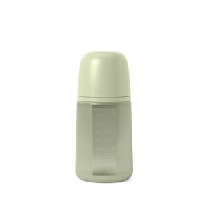 suavinex Colour Essence SX Pro 240 ml M flow siliconen zuigfles met speen Green
