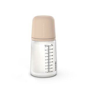 suavinex ZERO.ZERO anti-colische zuigfles 270 ml - Medium flow Sand