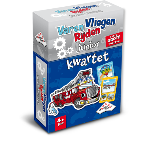 Identity Games Varen, vliegen, rijden Junior kwartet Identity Games Varen, vliegen, rijden Junior kwartet