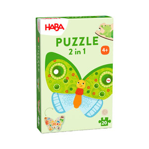 HABA HABA - 2 in 1 puzzel 'Vlinder'