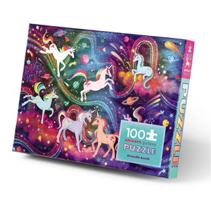 Crocodile Creek Holografische Puzzel - Eenhoorn Galaxy 100st. (+5)