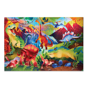 Crocodile Creek Holografische puzzel, 100st. - Dino Koninkrijk