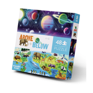 Crocodile Creek Above and Below Vloerpuzzel - Aarde & Ruimte 48st. (+4)