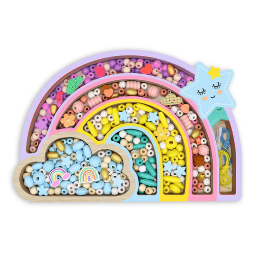 Sycomore Houten kralen - Regenboog Sycomore Houten kralen - Regenboog