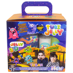 Tuban Tuban - Tubi Jelly Set With 6 Colors And Small Aquarium – Monsters