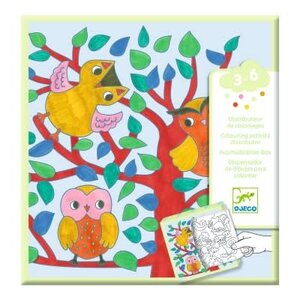 Djeco Knutselpakket - Kleurboek 'bos' (3-6j)