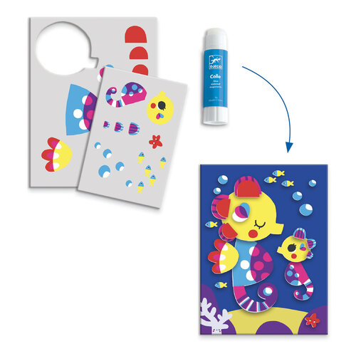 Djeco Knutseldoos - 6 activiteiten 'Zee' (3-6j)