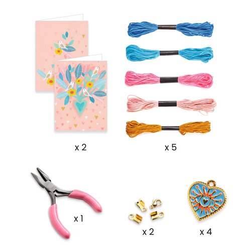 Djeco You&Me - Armbandjes maken 'vriendschappen en harten' (+10j)