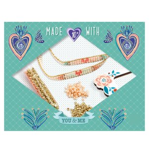 Djeco You&Me - Armbandjes maken 'Miyuki en harten' (+10j)