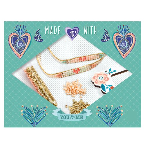 Djeco You&Me - Armbandjes maken 'Miyuki en harten' (+10j)