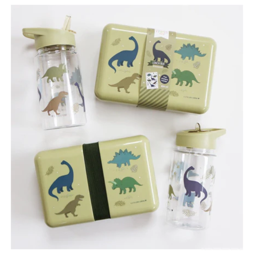 A Little Lovely Company Drinking Bottle - Dinosaurs