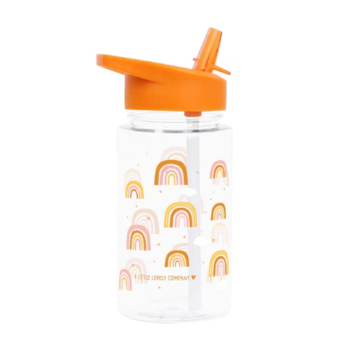 A Little Lovely Company Drinking Bottle - Rainbows