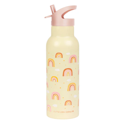 a little lovely company XL Stainless Steel Drinking Bottle - Rainbows a little lovely company XL Stainless Steel Drinking Bottle - Rainbows