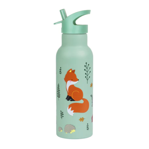 a little lovely company XL Stainless Steel Drinking Bottle - Forest Friends a little lovely company XL Stainless Steel Drinking Bottle - Forest Friends