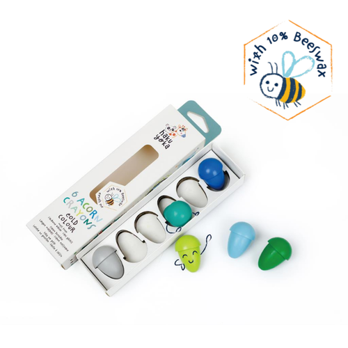 Haku Yoka Haku Yoka - Waskrijtjes Eikelvorm - Koude kleuren