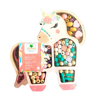 Houten kralen - Eenhoorn