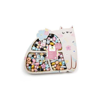 Houten kralen - Kat