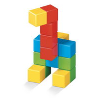 Magicube - Full Color Recycled Crystal 16 pcs