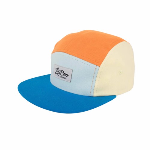 Lil'Boo Pet Block Pumkin Blue 5 Panel (ORGANIC) - L(3-7j) 52-55cm Lil'Boo Pet Block Pumkin Blue 5 Panel (ORGANIC) - L(3-7j) 52-55cm
