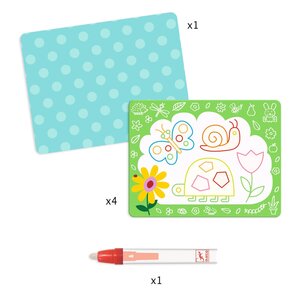 Djeco Waterkleurboek - Magisch kleuren 'Magisch' (+18m)