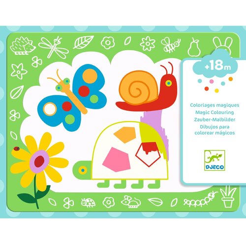 Djeco Waterkleurboek - Magisch kleuren 'Magisch' (+18m)