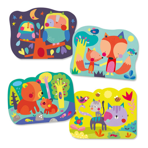 Djeco Waterkleurboek - Magisch kleuren 'In het bos' (+18m)