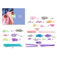 Knutseldoos - Kralen en chenilledraad 'schitteren in de nacht' (5-7j)