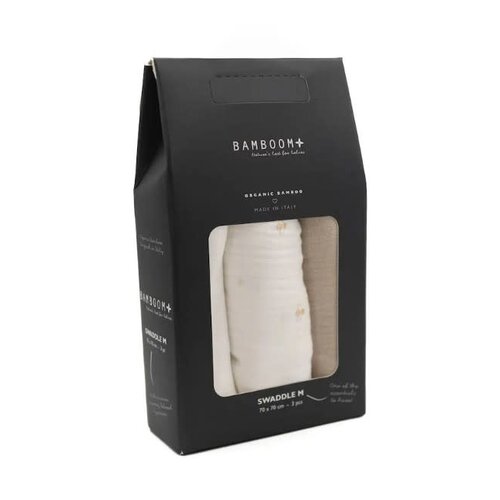 Bamboom swaddle M 3-pack 70x70cm - Bee's 138 Bamboom swaddle M 3-pack 70x70cm - Bee's 138