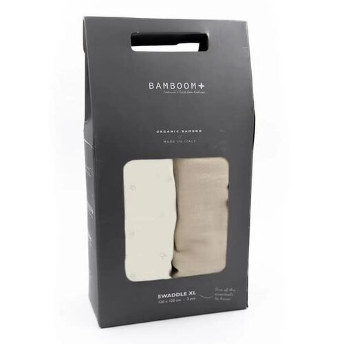 Bamboom Swaddle XL 2pack - 120x120cm - DIERENVRIENDEN 262 Bamboom Swaddle XL 2pack - 120x120cm - DIERENVRIENDEN 262