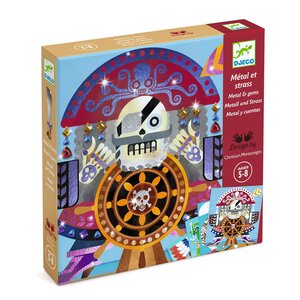 Djeco Knutseldoos - Metalliseren & Steentjes 'piraten' (5-8j)
