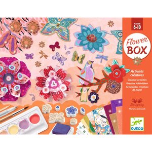 Djeco Knutseldoos - 6 activiteiten 'Flowers' (6-10j)