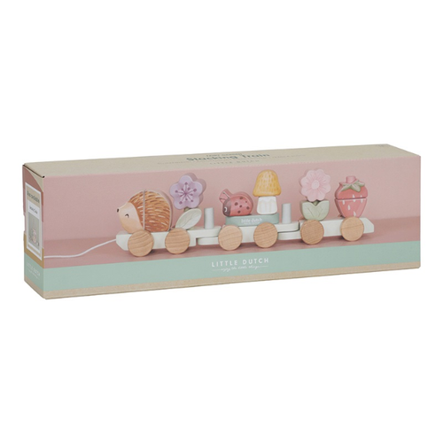 Little Dutch Blokkentrein Egel - Fairy Garden FSC Little Dutch Blokkentrein Egel - Fairy Garden FSC
