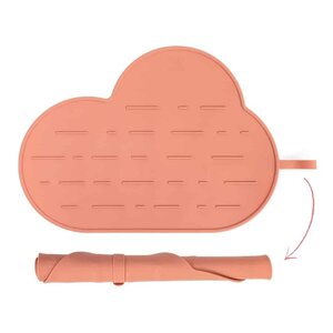 O-WEGO Yummy Clean Set (Mat+Borstel) - Bloom O-WEGO Yummy Clean Set (Mat+Borstel) - Bloom