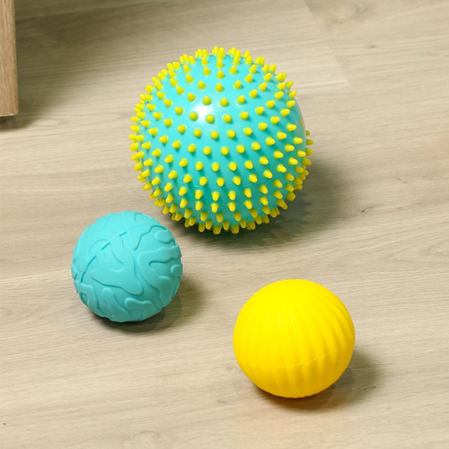 Ludi Ludi - 3 sensorische ballen "blauw"