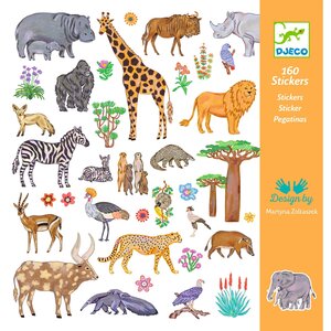 Djeco 160 stickers 'Kenia'