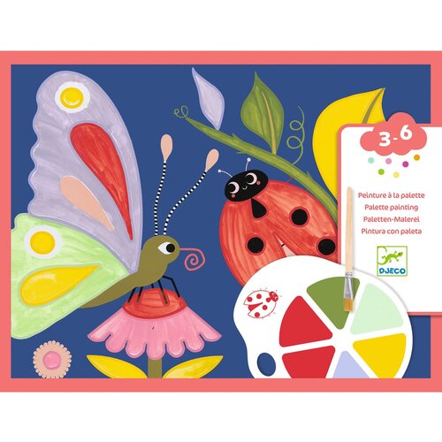 Djeco Knutselpakket - Paletschilderen 'kleine beestjes' (3-6j)