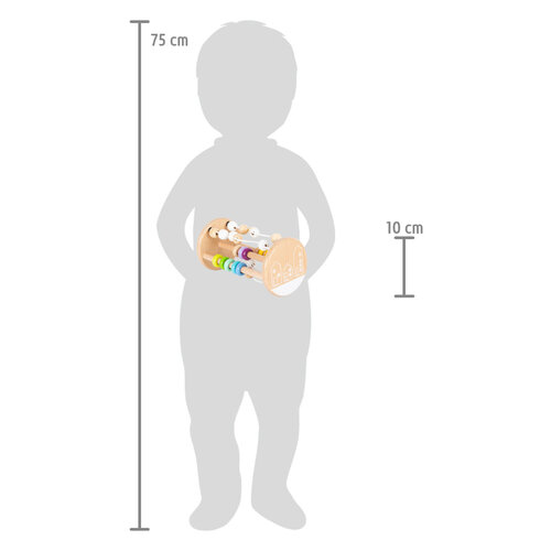 Small Foot Small Foot - Houten Rammelaar Motoriekspiraal Regenboog