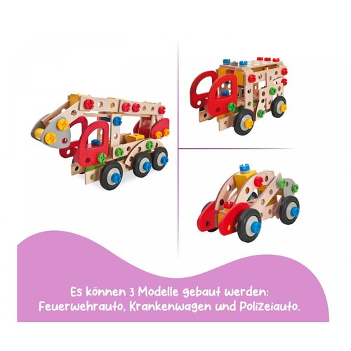 Eichhorn Eichhorn Constructor - Brandweerwagen, 3in1, 155dlg.