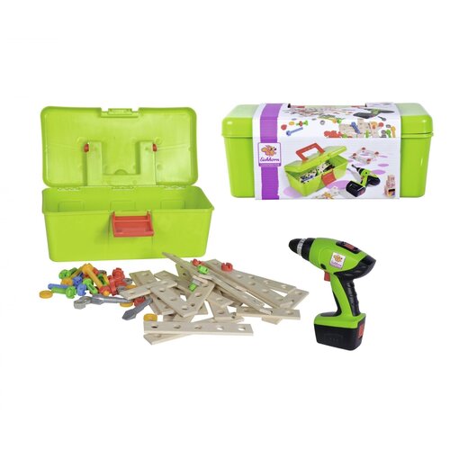 Eichhorn Eichhorn Constructor - Gereedschapskist met boor, 70dlg.