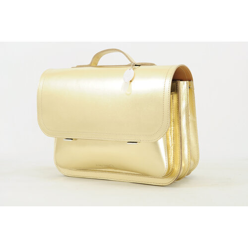 Own Stuff Boekentas lagere school met 2 magneetsloten - Gold