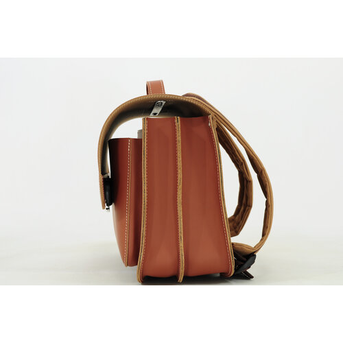 Own Stuff Boekentas lagere school met 2 magneetsloten - Surf Chestnut