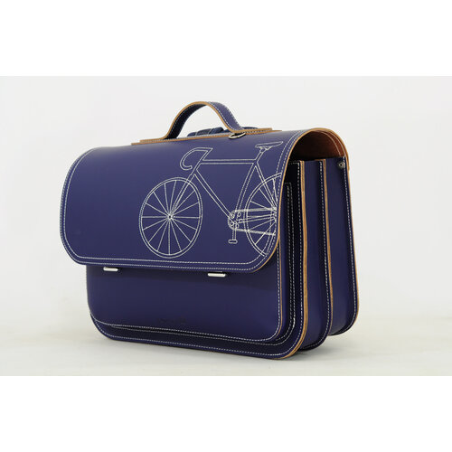 Own Stuff Boekentas lagere school met 2 magneetsloten - Bike Marine