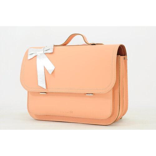 Own Stuff Boekentas lagere school met 2 magneetsloten - Bow Peach