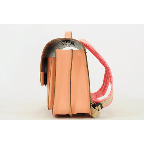 Own Stuff Boekentas lagere school met 2 magneetsloten - Bow Peach