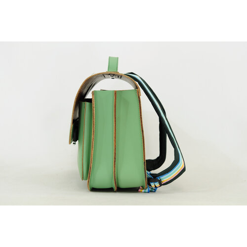 Own Stuff Boekentas lagere school met 2 magneetsloten - Maddelief Pastelgroen