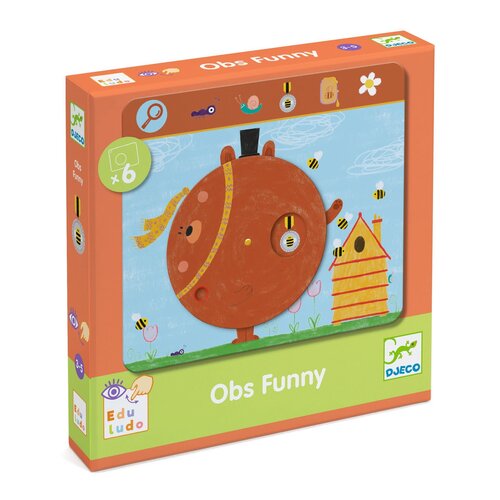 Djeco Spel - Zoek- en vindspel 'Obs Grappig' (3-6j)