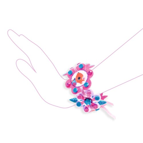 Djeco DIY - 4 armbandjes om te maken 'Beste vrienden' (+5j)